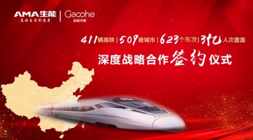 生能高铁深度战略合作开启，合作升级，品牌升级！